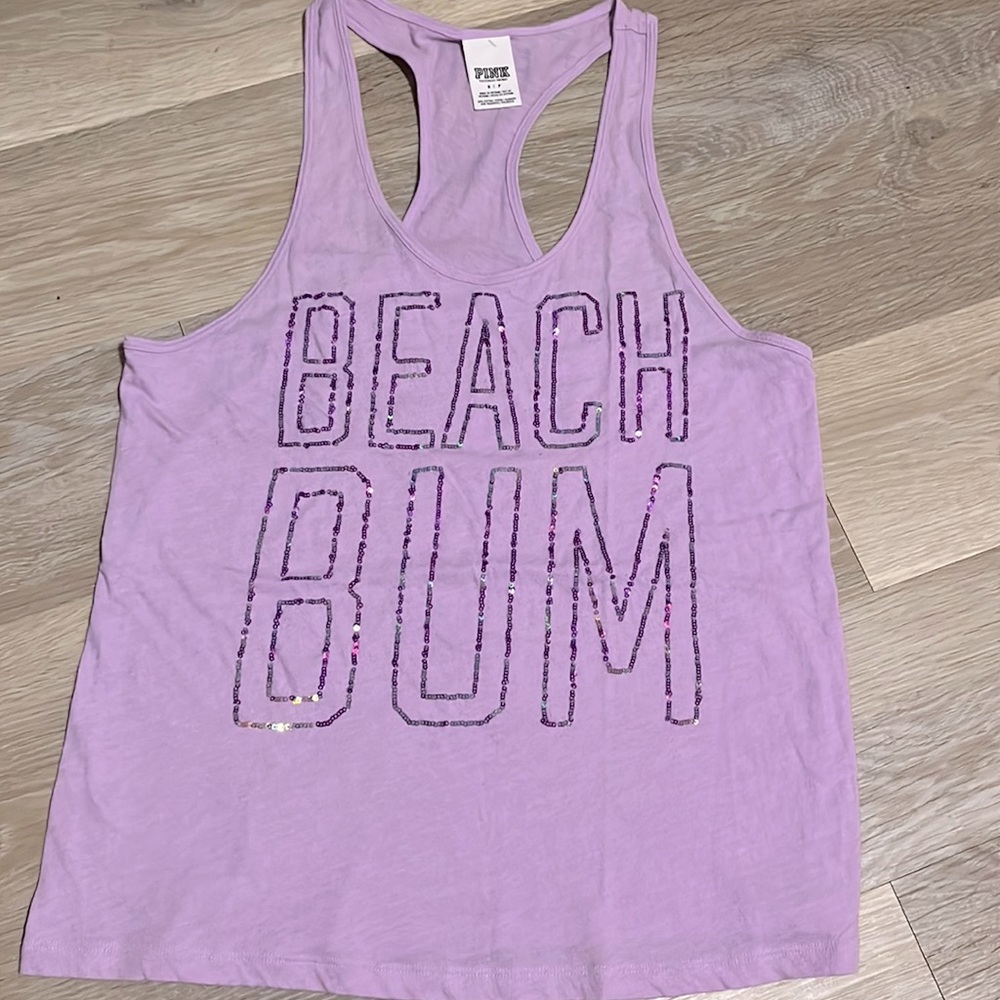PINK VS Beach Bum Tank size small